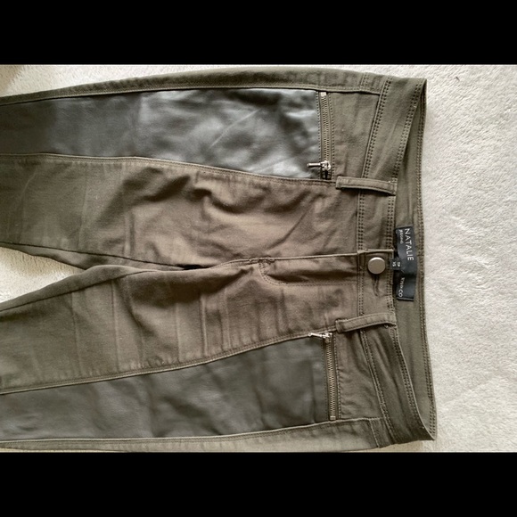 Leather Accent Jegging - Picture 3 of 5